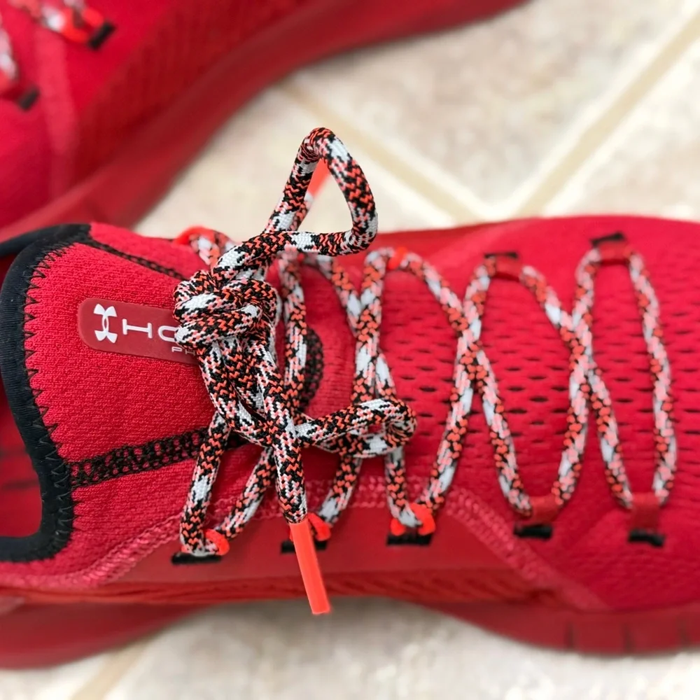 Under Armour Hovr Men's Vibrant Red Athletic Shoes - Picture 9 of 13